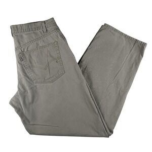 Vintage Levis Silvertab Pants Mens 34x33 Beige Baggy Khakis Relaxed Fit Y2K Jean